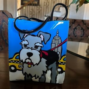 Bloomingdale’s Little Bag NYC Tote Bloomies Marc Tetro taxi Empire State dog